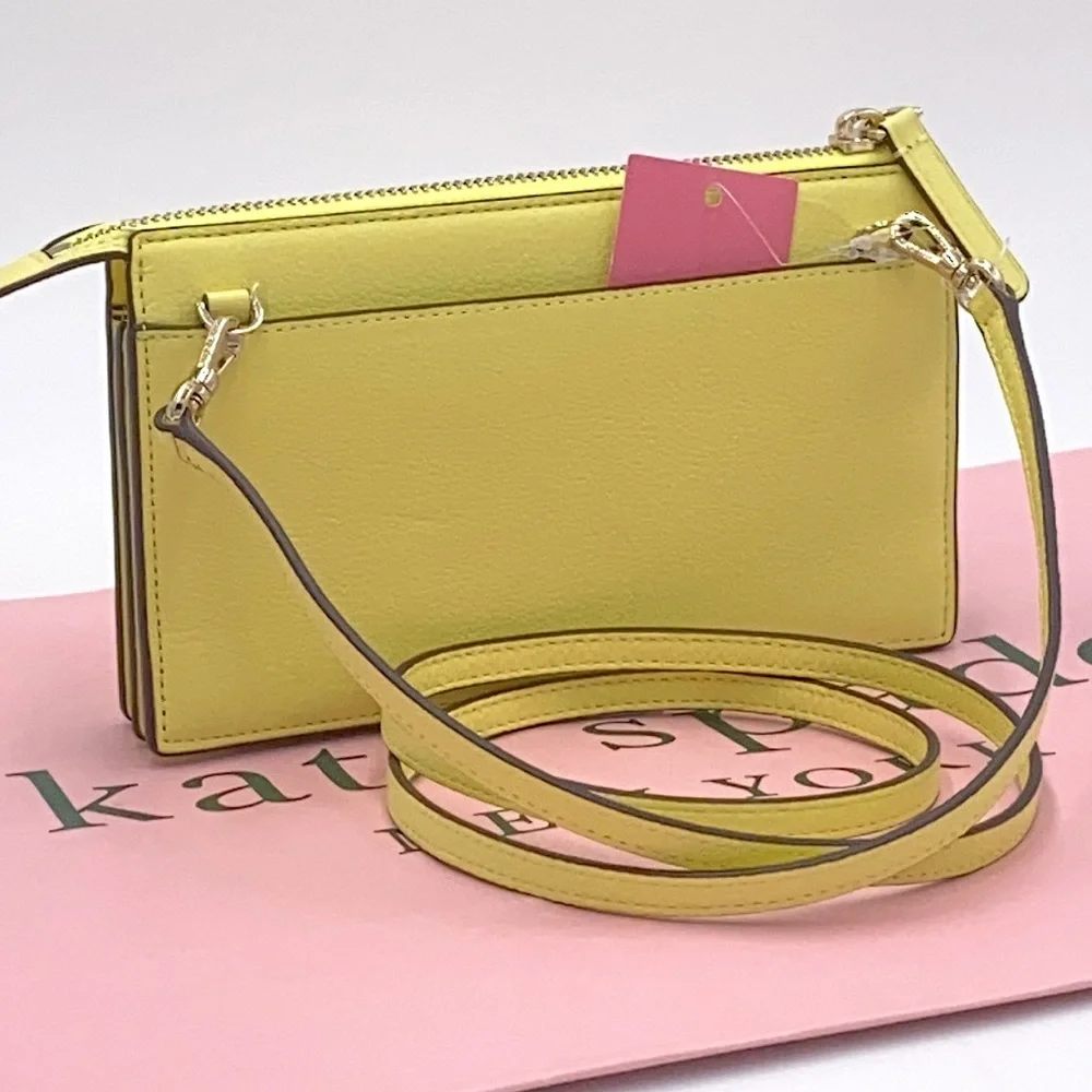 KATE SPADE JACKSON SMALL TAB CROSSBODY LIMELIGHT - Picture 6 of 16